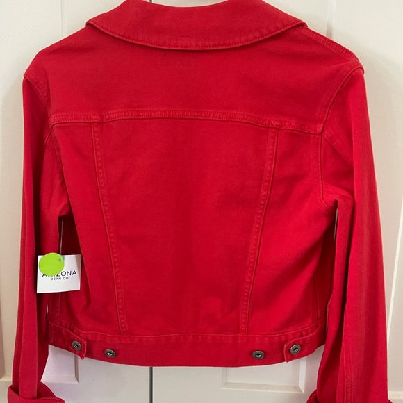 Red Jean Jacket - Picture 2 of 3